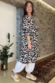 Kenya Tiered Midi Dress Naturals